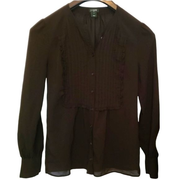 J. Crew Tops - J. Crew Black Button-up Blouse